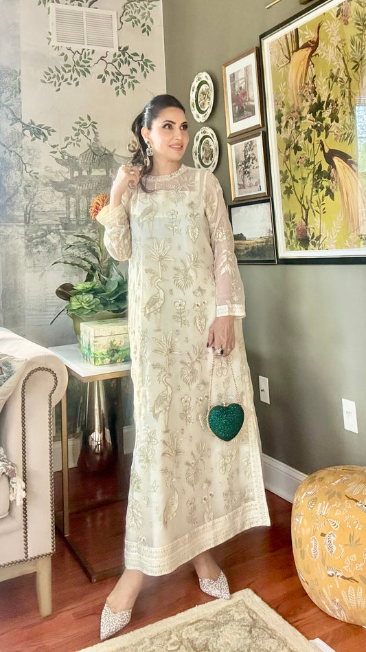 Ivory Bliss Kaftan