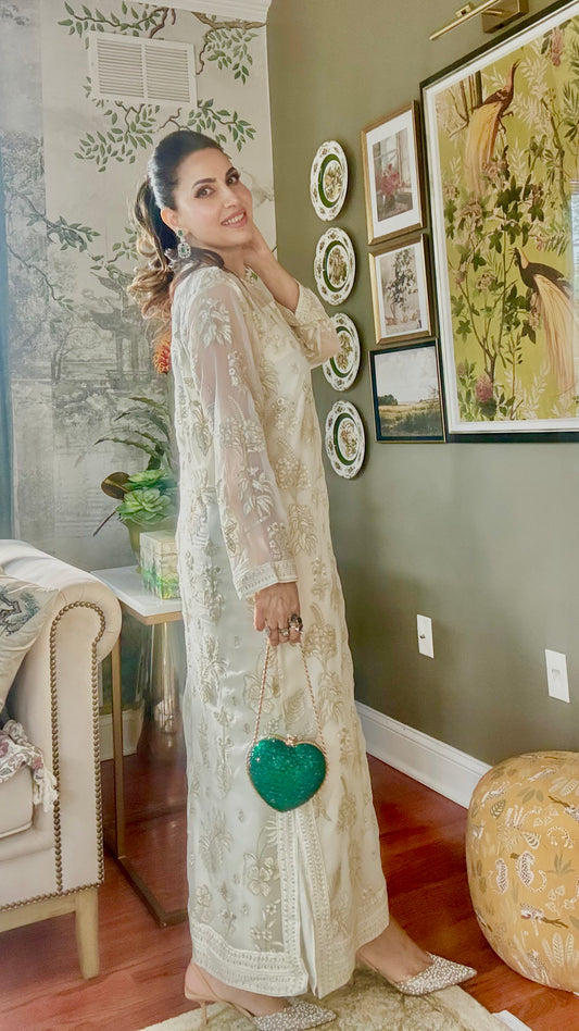 Ivory Bliss Kaftan